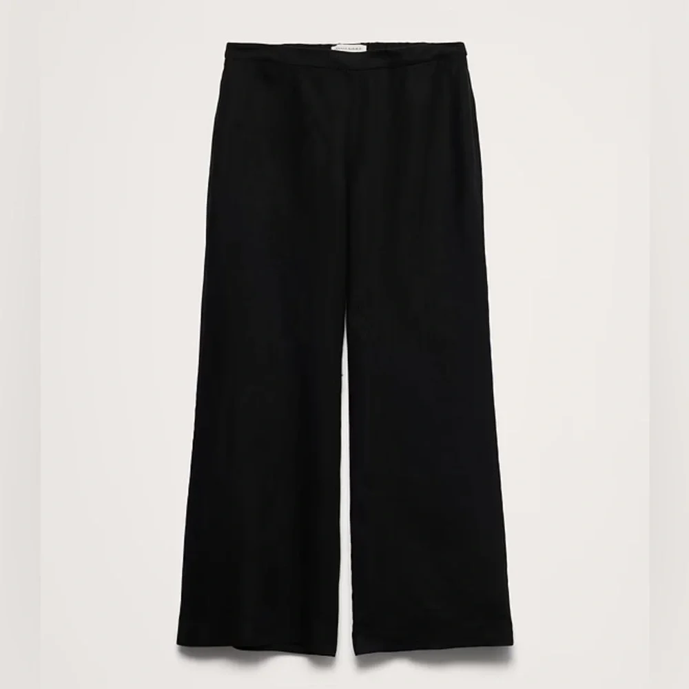 NWT! Banana Republic Mid-Rise Kick-Flare Linen Ankle Pant - 2 Petite #875194 🖤
